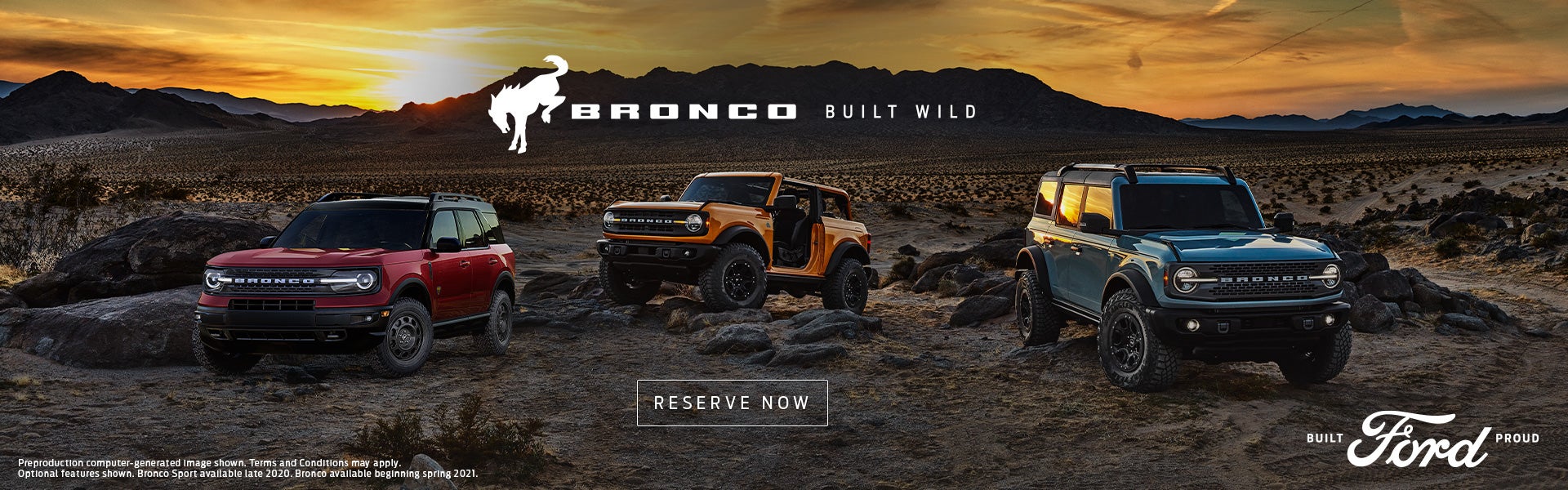 2021 Ford Bronco - reserve now
