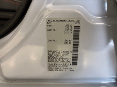 2025 Nissan Altima SR