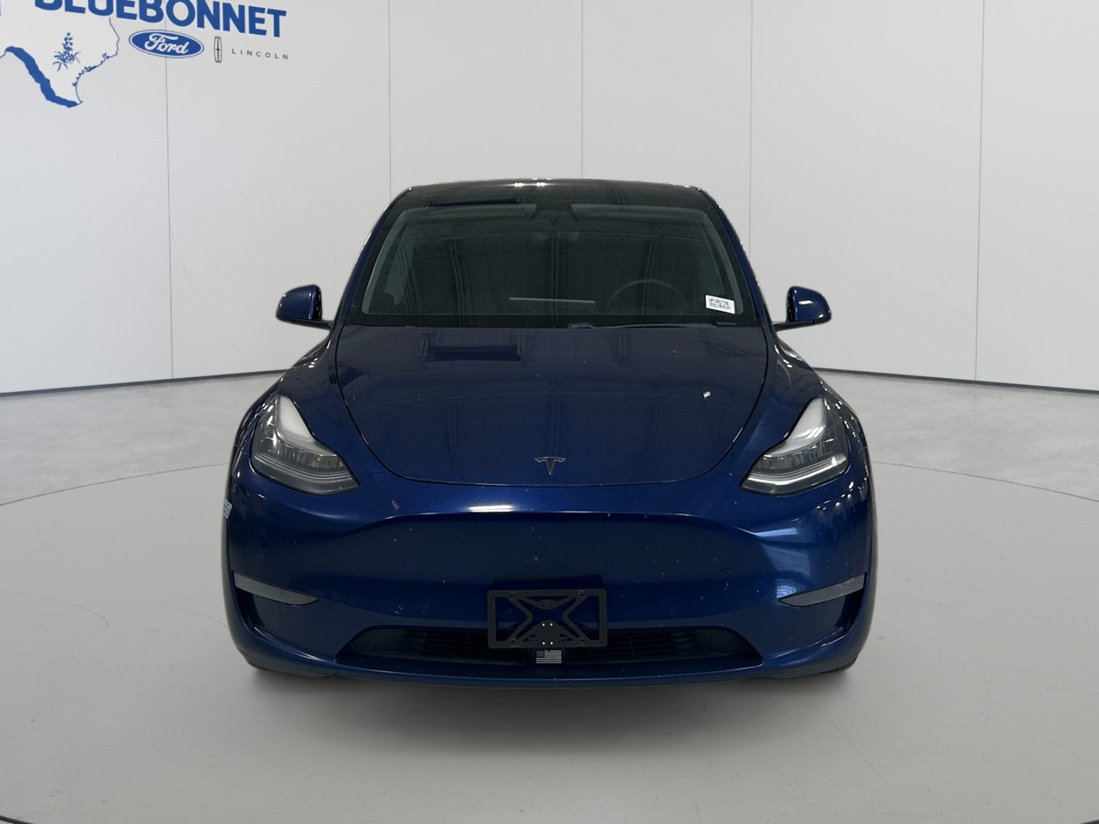 Used 2021 Tesla Model Y Long Range with VIN 5YJYGDEE7MF080706 for sale in New Braunfels, TX