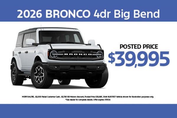 2026 Bronco Big Bend