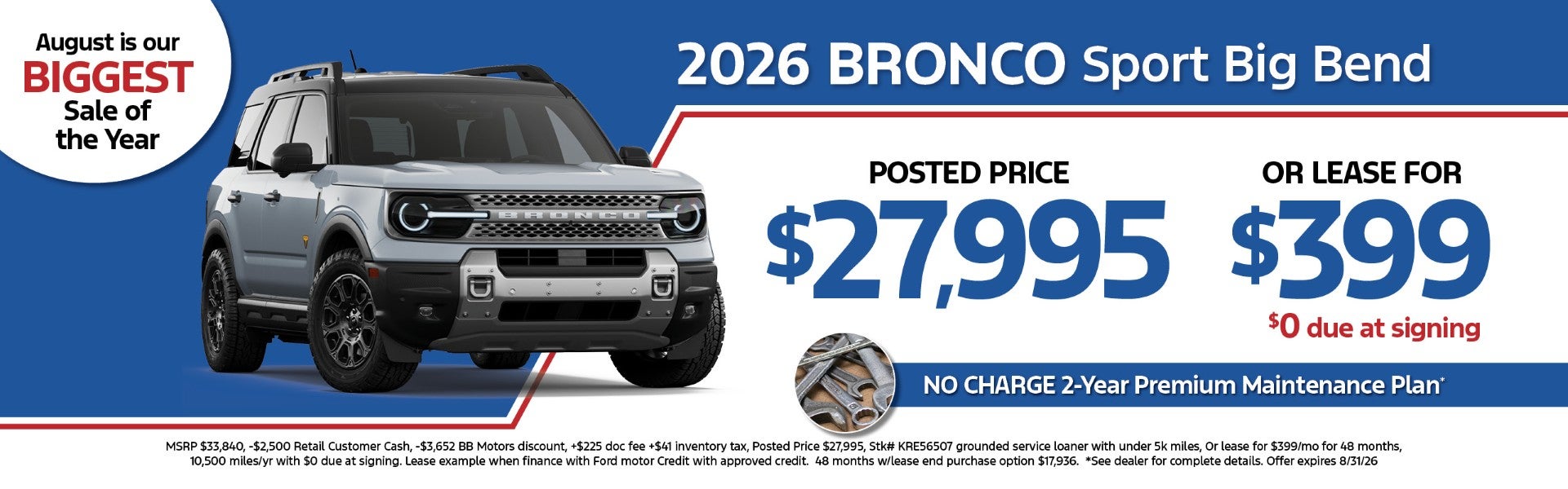 2026 Bronco Sport Big Bend 