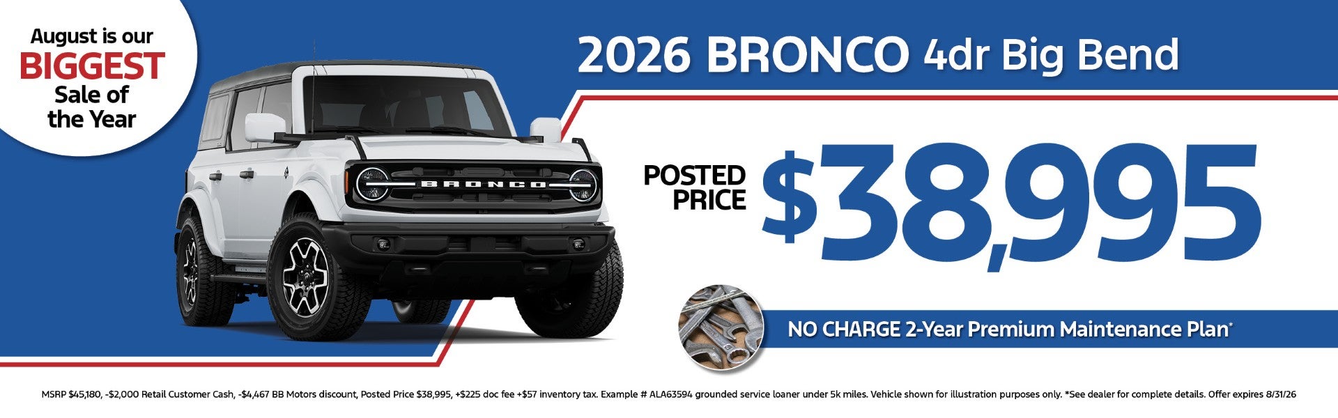 2026 Bronco Big Bend 