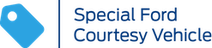 Ford Courtesy Vehicles are low mileage used vehicles that are eligible for New Vehicle Retail Incentive Offers and the balance of the New Vehicle Limited Warranty. These vehicles were formerly used by our customers and cared for by our very own service department.